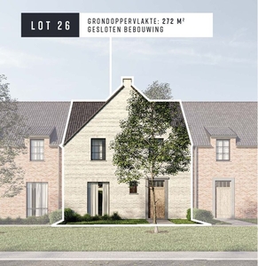 Nieuwbouw – landelijke gesloten bebouwing (lot 26)