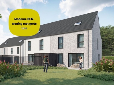 Ruime, energiezuinige nieuwbouw in opbouw met grote tuin