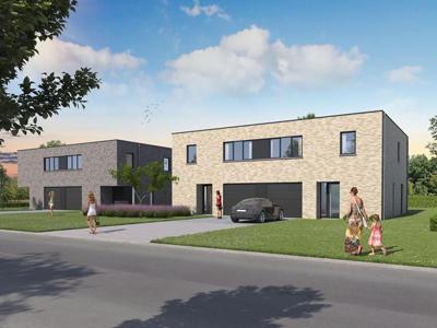 10 strak ogende halfopen woningen + 1 open bebouwing