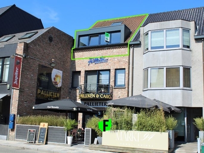 Lichtrijke duplex met 2 slpk te centrum Sint-Lievens-Houtem