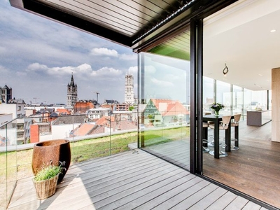 Unieke en lichtrijke penthouse ( Skybox) met zicht op de 3