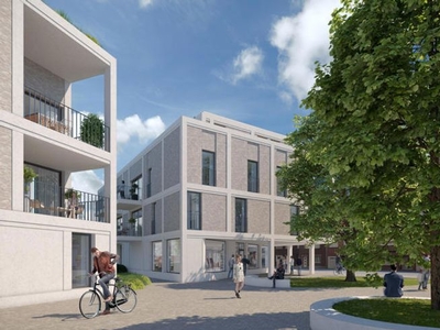 Handels- kantoorruimte in nieuwbouwproject te Sleidinge.