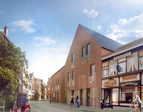 Ruime nieuwe penthouse met loftgevoel