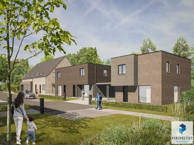 Landelijk gelegen NIEUWBOUW koppelwoning met 5-slpk langs he