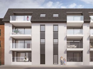 Nieuwbouwappartement met 2 slaapkamers, terras en autosta...