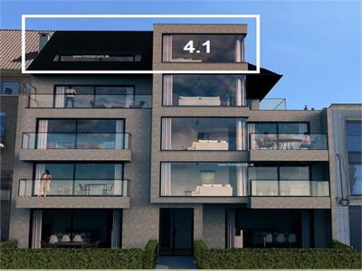 Nieuwbouw penthouse te koop in Koksijde