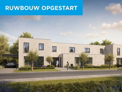 Nieuwbouwwoningen in de Populierstraat te Roeselare