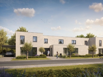 Nieuwbouwwoningen in de Populierstraat te Roeselare