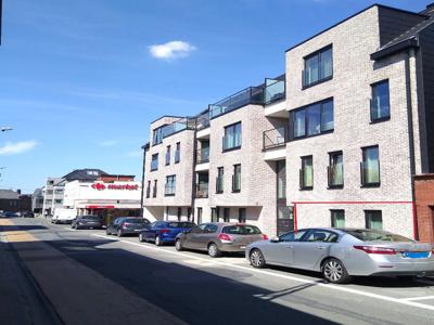 Modern gelijkvloersappartement in Lede met 1 slaapkamer en