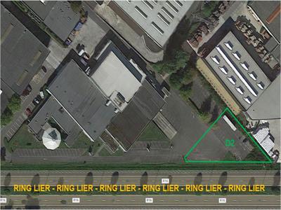 Toplocatie langs ring Lier verhard buiten terrein