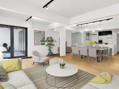 Groot appartement in loftstijl met 2 slaapkamers