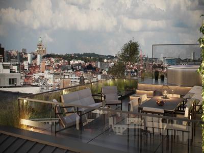 Penthouse aan de Sablon met zicht over Brussel