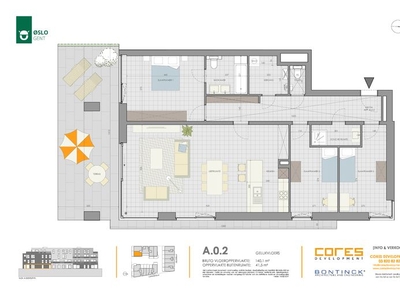 Nieuwbouw, lichtrijk 3-slpk hoekappartement + parkeergarage