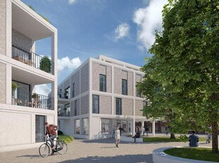 Handels- kantoorruimte in nieuwbouwproject te Sleidinge.