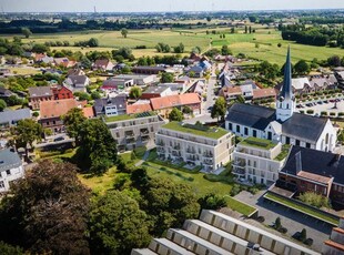 Nieuwbouwappartementen in het centrum van Sleidinge.