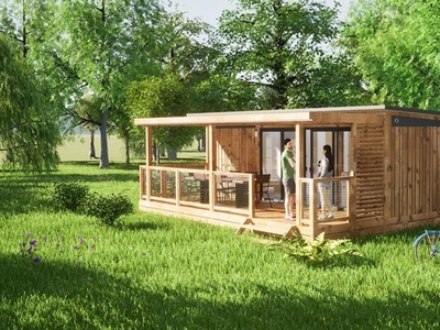 Eco-ontworpen lodge op Florenville Camping