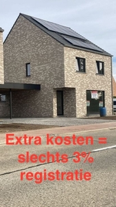 BEN-nieuwbouwwoning met 5 slaapk/ruime tuin/3% registratie