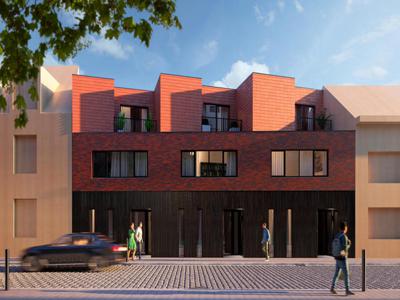 Kleinschalig project met 5 appartementen te Gent.