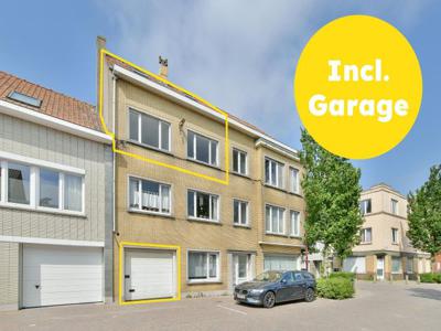 Appartement met 2 slaapkamers, garage en zolder