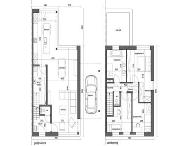 Nieuwbouwwoning met 3 slaapkamers + tuin