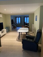 appartement te huur, halfgemeubeld en met tuintje