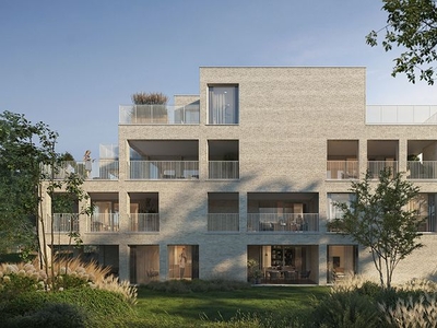 Ruim appartement met 2 terrassen en zicht op de Meersstraat.