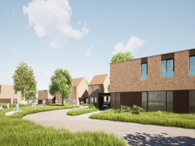 Ruime half open nieuwbouw woning op wandelafst centrum!