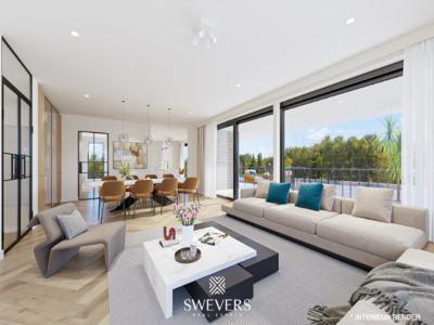 Uniek penthouse 136m² met 60m² zuidterras in Helchteren