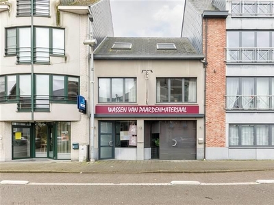 Handelspand met duplexappartement en achtergelegen werkhuis/