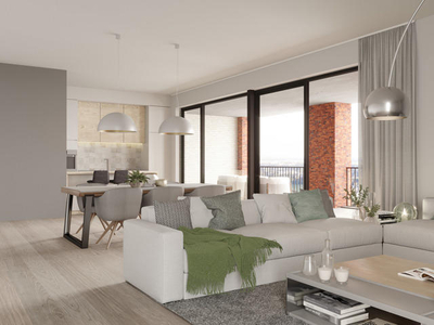 Luxueus penthouse met 2 slpks, terras, parking en berging