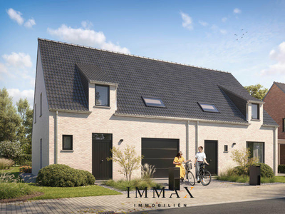 4 landelijk gelegen halfopen nieuwbouwwoningen | Oedelem