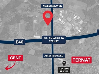 Nieuwbouw bedrijfsgebouw te koop in Assesteenweg Ternat