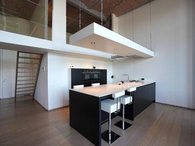 Deze verrassende en standingvolle loft is gesitueerd op nive