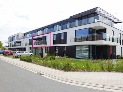 Nieuwbouwappartement in een groene zone met Garagebox