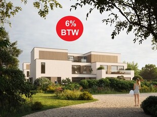 Zeer ruim gelijkvloers hoek appartement (129m²) + grote tuin