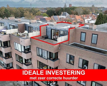 TOP INVESTERING - CENTRAAL gelegen dakstudio met ruim terras