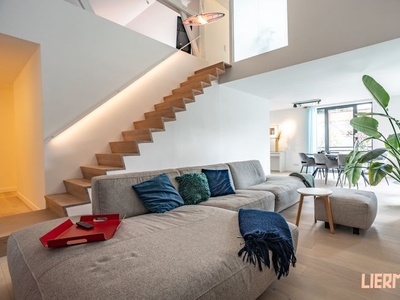 Prachtige duplex loft met terrassen in centrum Jette