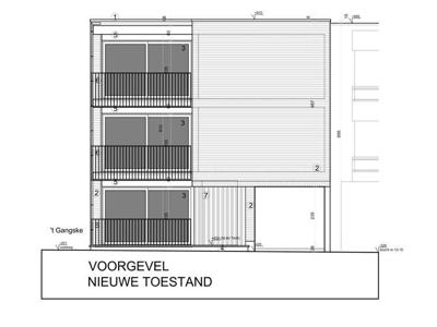 Vergund Project voor 3 appartementen, centrum Lendelede