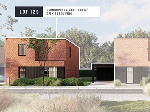 Strak moderne villa aan nieuw park