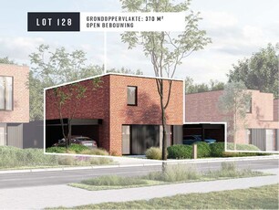 Strak moderne villa aan nieuw park