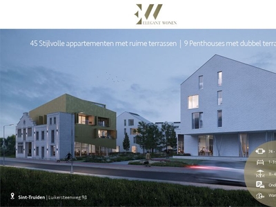 Uitzonderlijke PENTHOUSE van 133 m² met 2 terrassen. (A301)