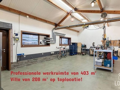 Villa + prof. werkruimte op toplocatie!