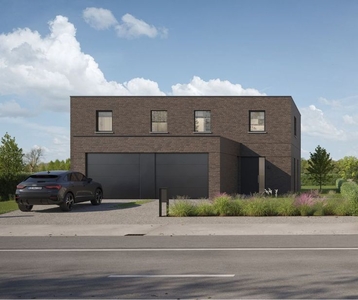 Twee moderne halfopen nieuwbouwwoningen in Overmere, Berl...