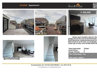 Duplex app op enkele stappen van zee en haven